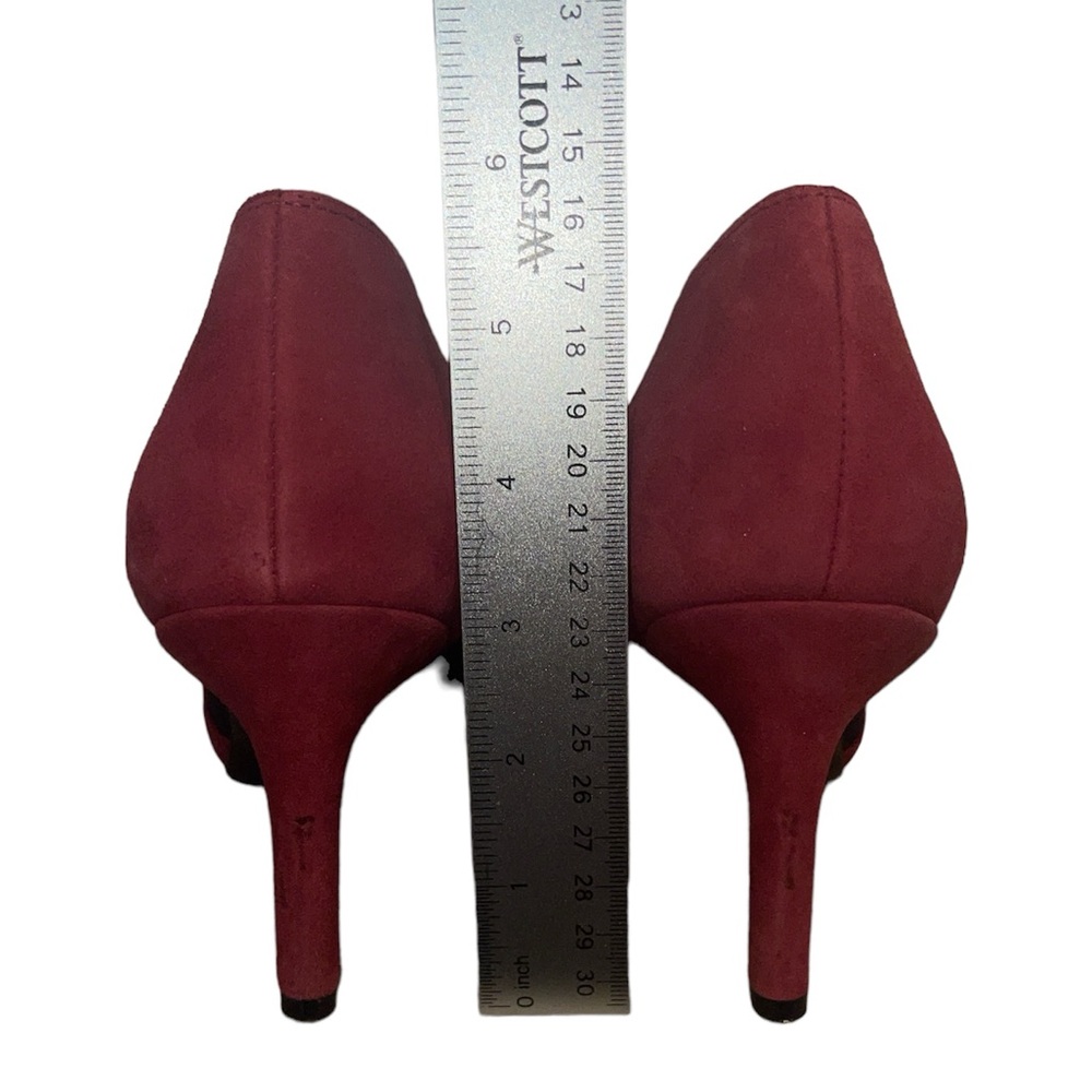Naturalizer Burgundy/Black suede pumps in size 11 - Picture 5 of 8
